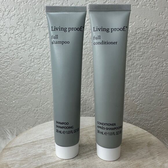 $7βπ Living Proof FULL 2X The VOLUME Shampoo & Conditoner SET NEW - Picture 1 of 10